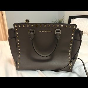 Authentic Michael Kors saffiano leather tote